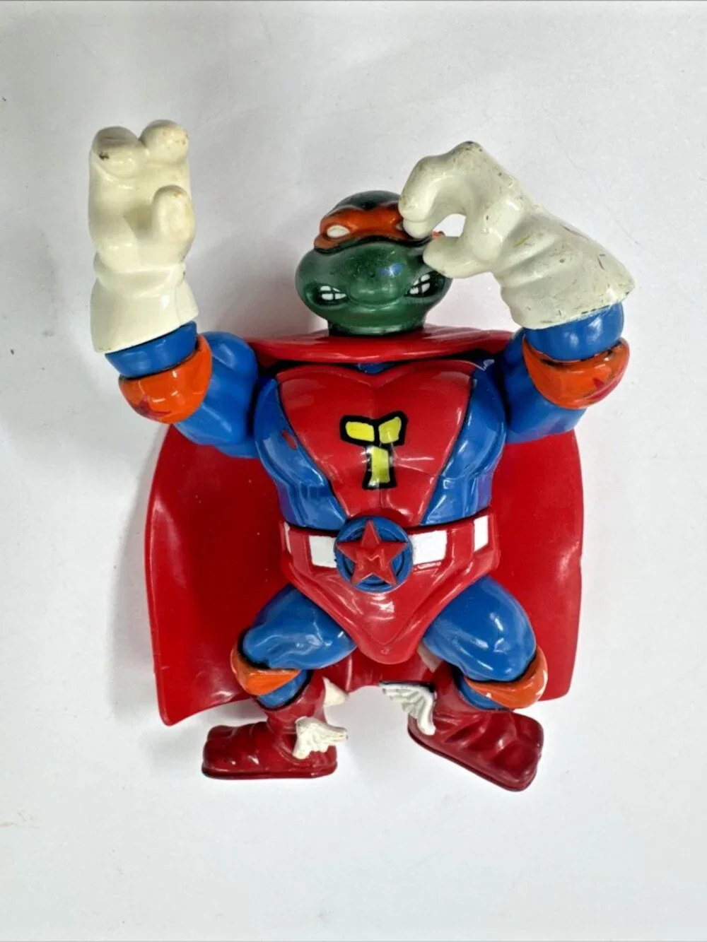 Vintage 1993 TMNT Sewer Heroes Super Mike Teenage Mutant Ninja Turtles Playmates